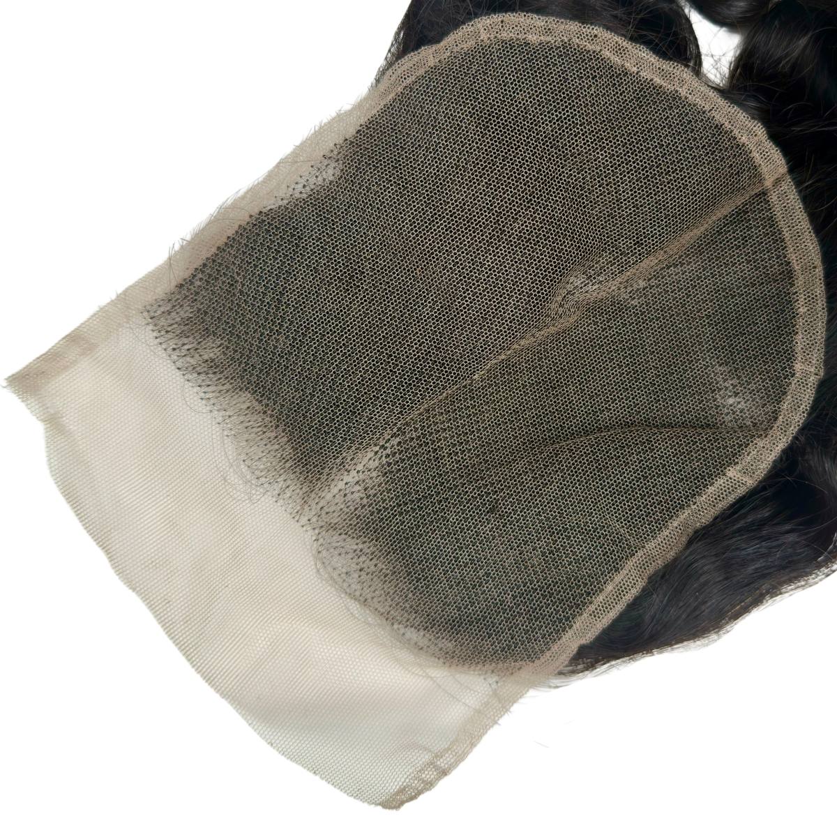 Raw Vietnamese Ripple Curly 5x5 Swiss Closure